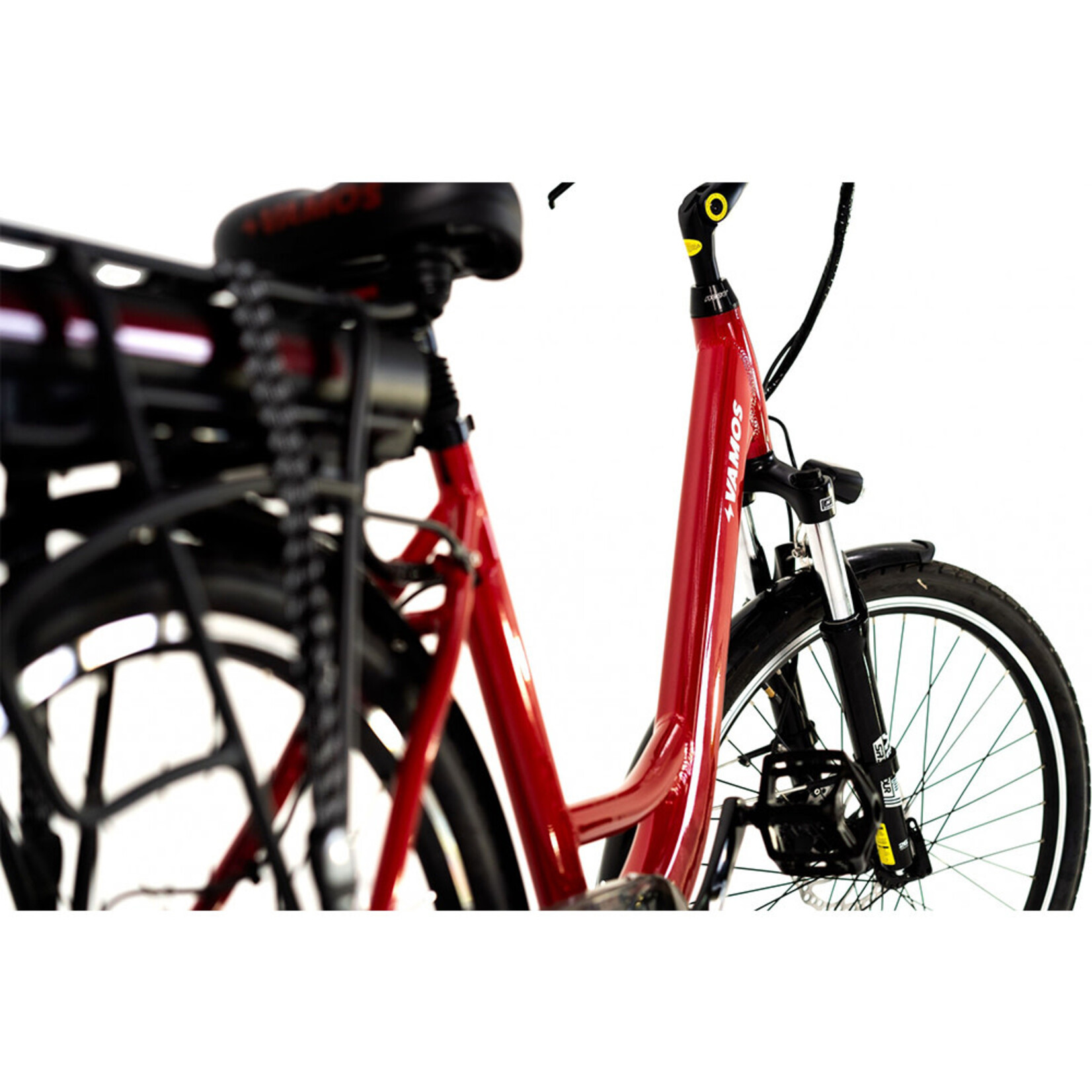 VAMOS BIKES (Brisbane Only) EL RAPIDO 2023 - DAILY COMMUTER - 36V/13Ah Battery (Red)