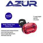 LIGHTS-AZUR AZUR BATTERY TAIL LIGHT 25L (50)(10)