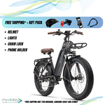 NCM ET. Cycle T1000 Fat Trekking Step-thru E-Bike, Hydraulic Brakes, 48V 21Ah, 1008Wh