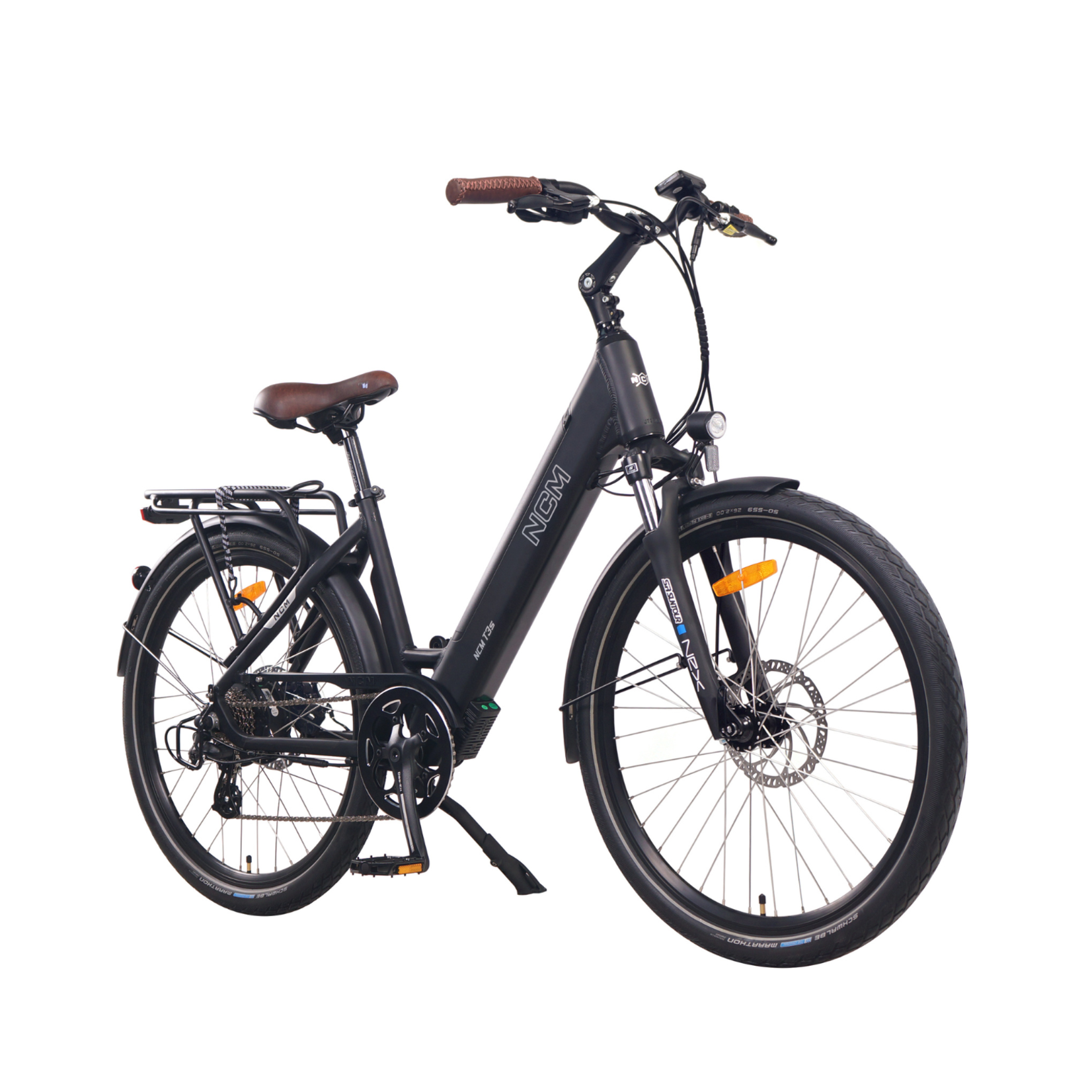 NCM NCM T3S Step Trekking E-Bike, City Electric Bike, 250W, 48V 12Ah 576Wh Battery – 26″