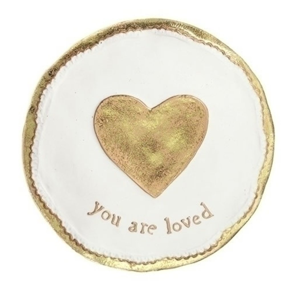 4"D YOU ARE LOVED BLESSINGS TRAY