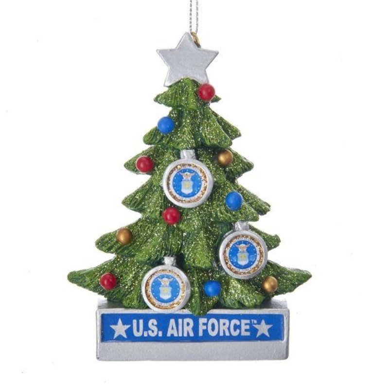 4.5"RESIN AIR FORCE XMAS TREE ORN
