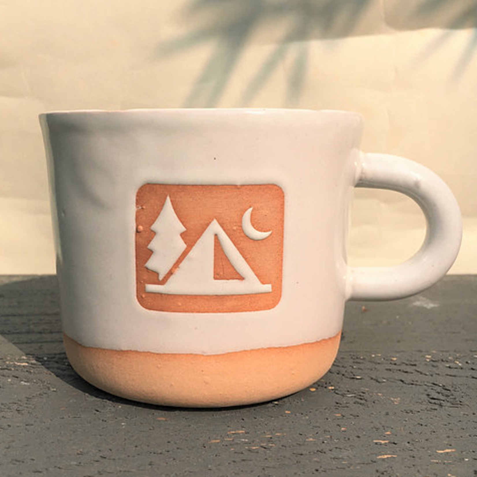 Handmade Pitch A Tent Mug