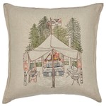 Pillows - Embroidered Camper Fox Pocket Pillow