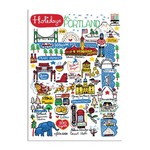 Greeting Cards - Christmas Holidays In Portland