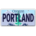 Magnets Portland License Plate Magnet