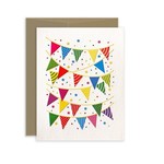 Greeting Cards - Hooray Pennants Banner Party