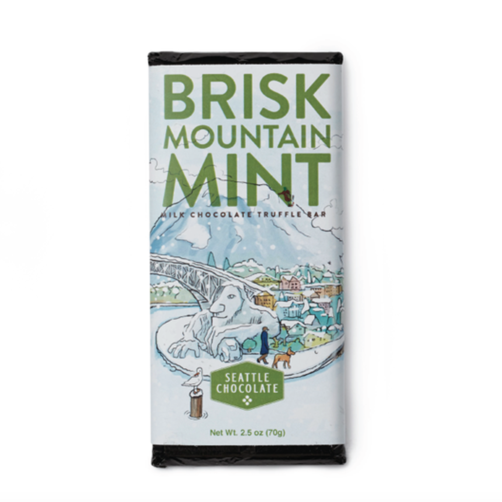 Chocolate Brisk Mountain Mint Bar