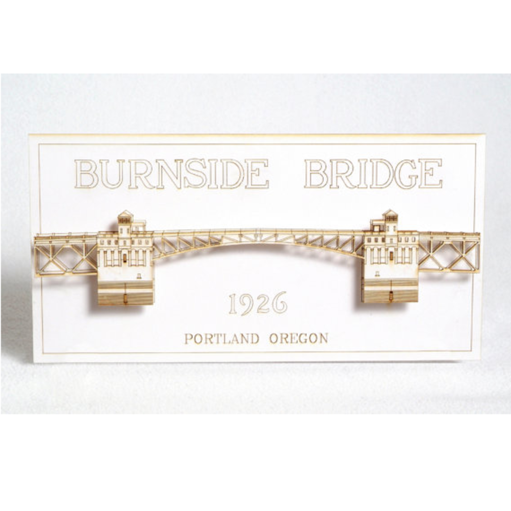 Wall Decor Burnside Bridge Laser Cut Card