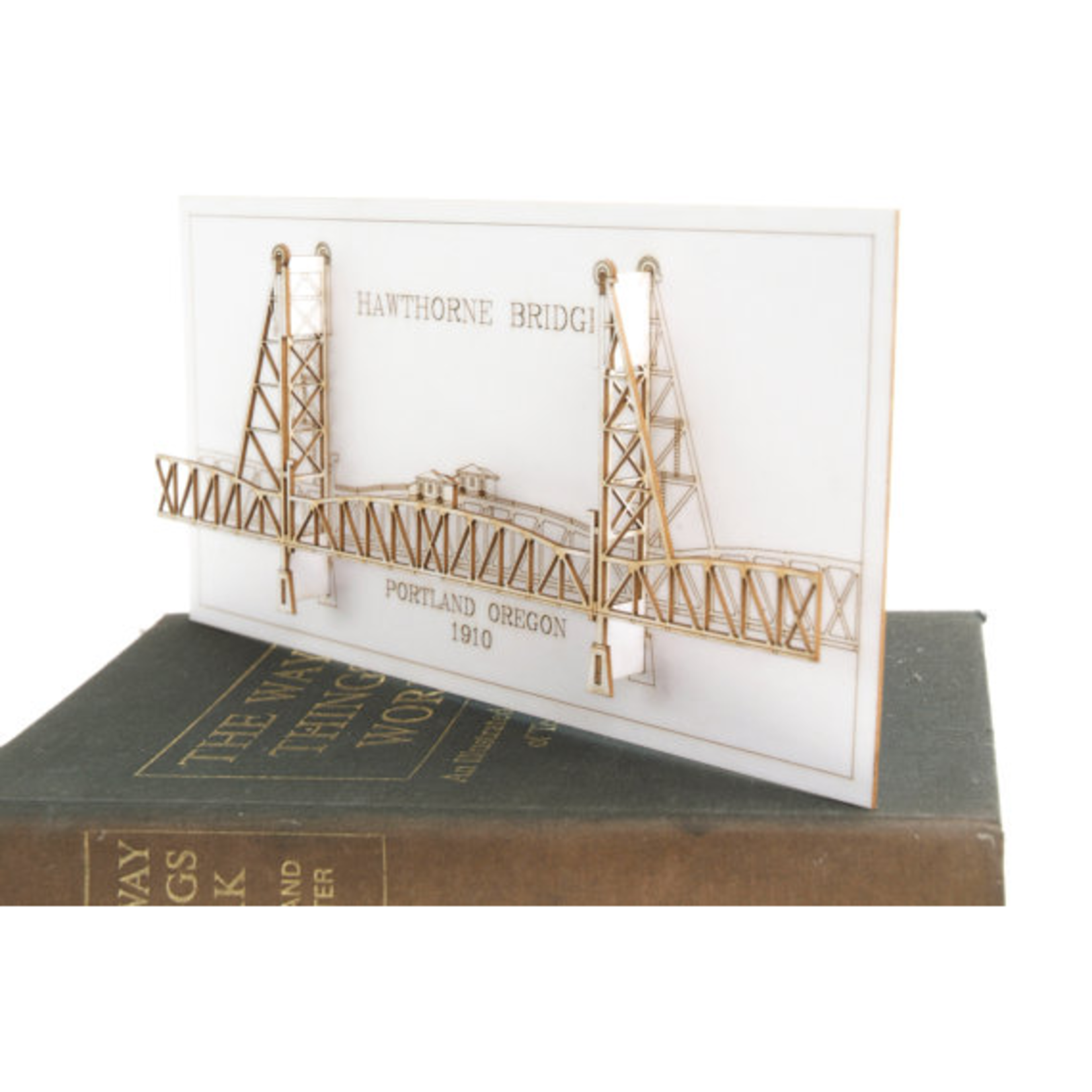 Wall Decor Hawthorne Bridge Laser Cut Card