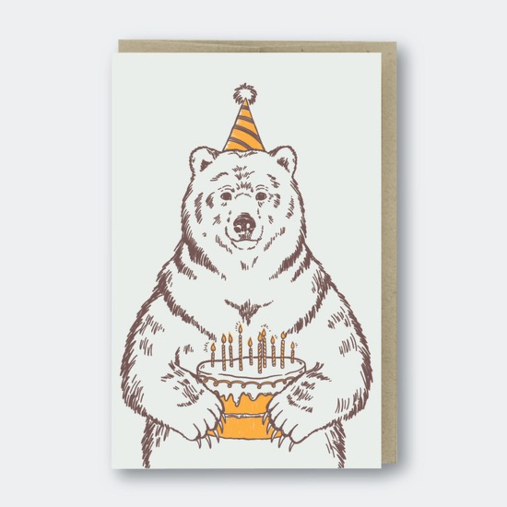 Greeting Cards - Birthday Grizzly Bear Birthday