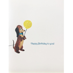 Greeting Cards - Birthday Dog Balloon Birthday