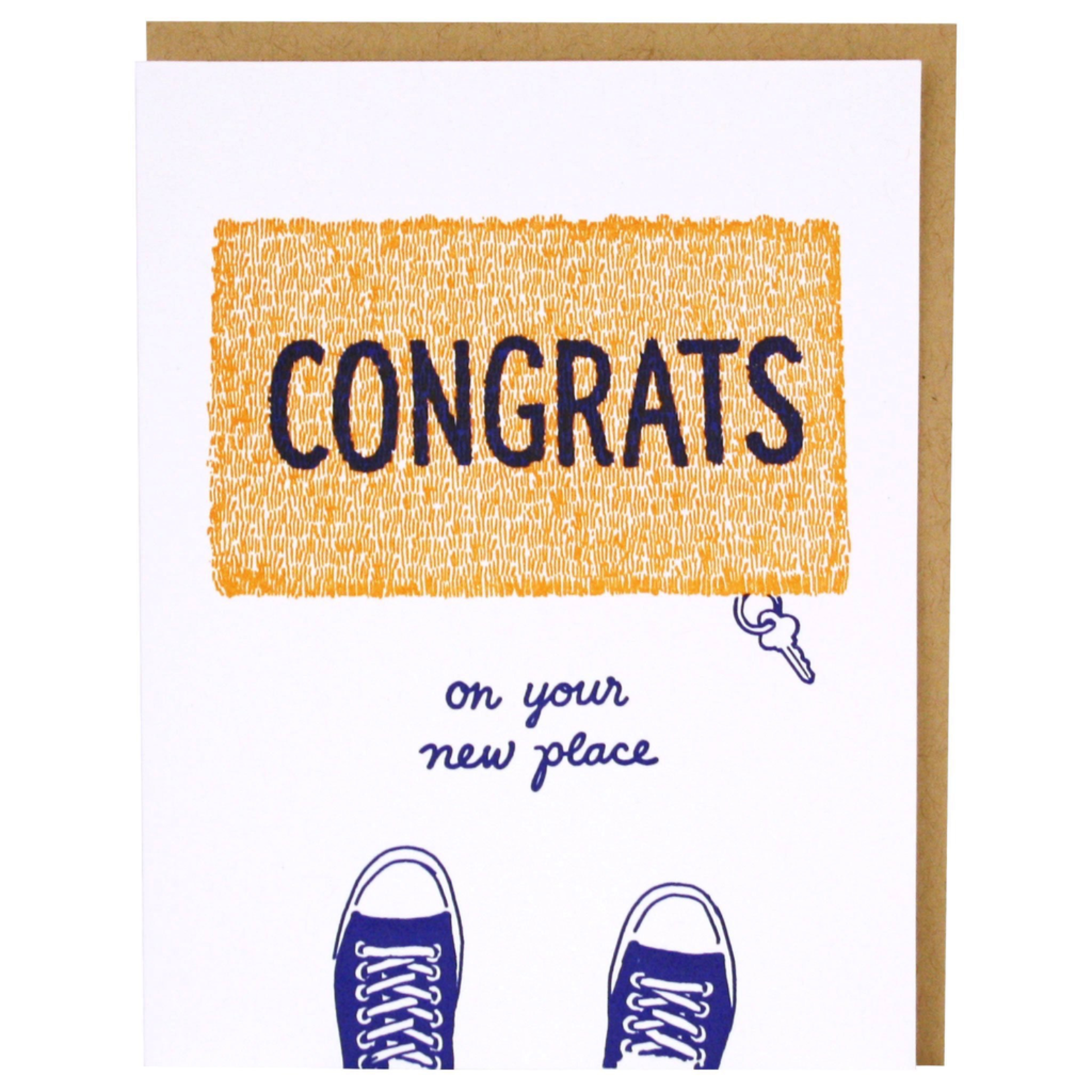 Greeting Cards - New Home Doormat New Home