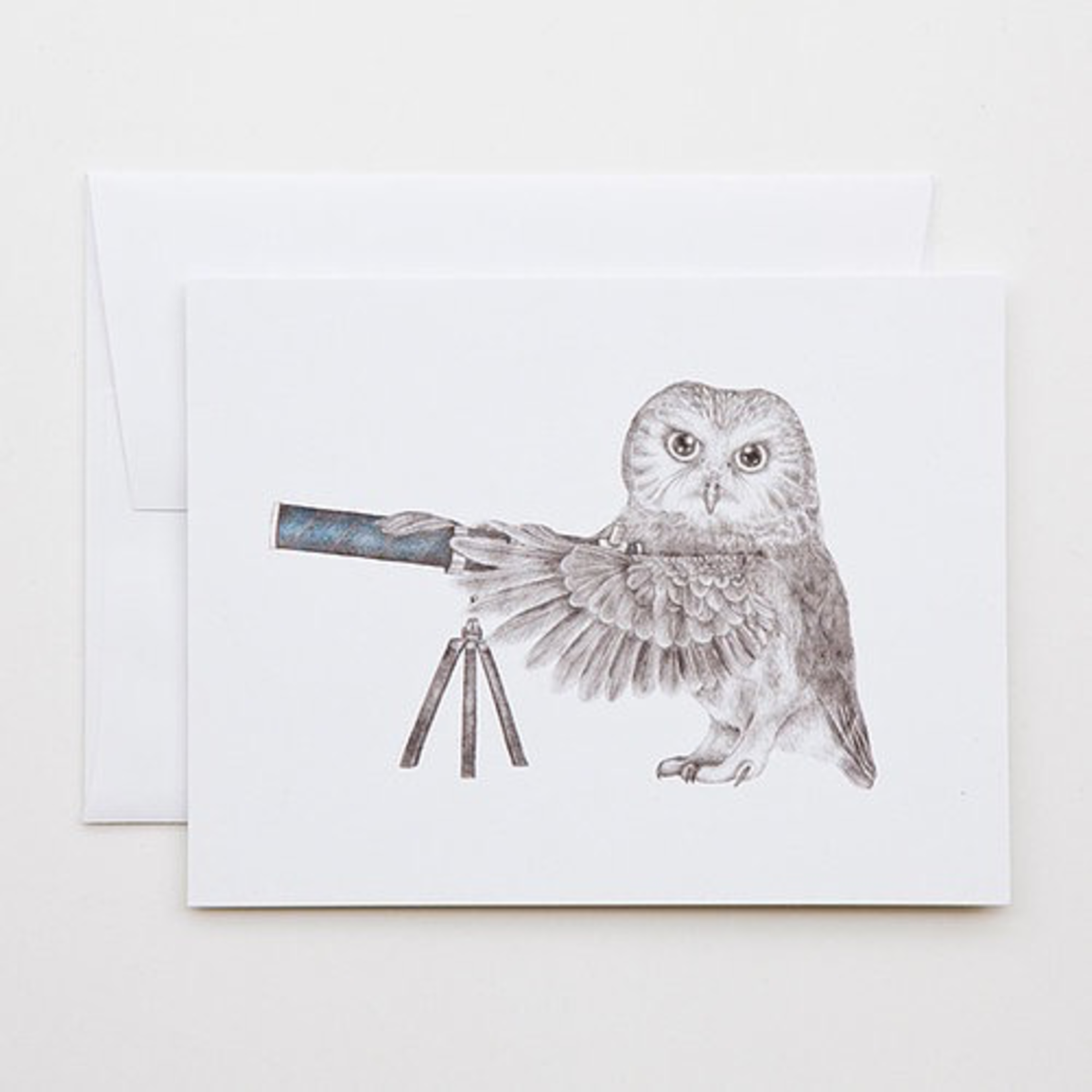 Greeting Cards - General Pearl Owl
