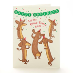 Greeting Cards - Christmas Dogs Holiday Party