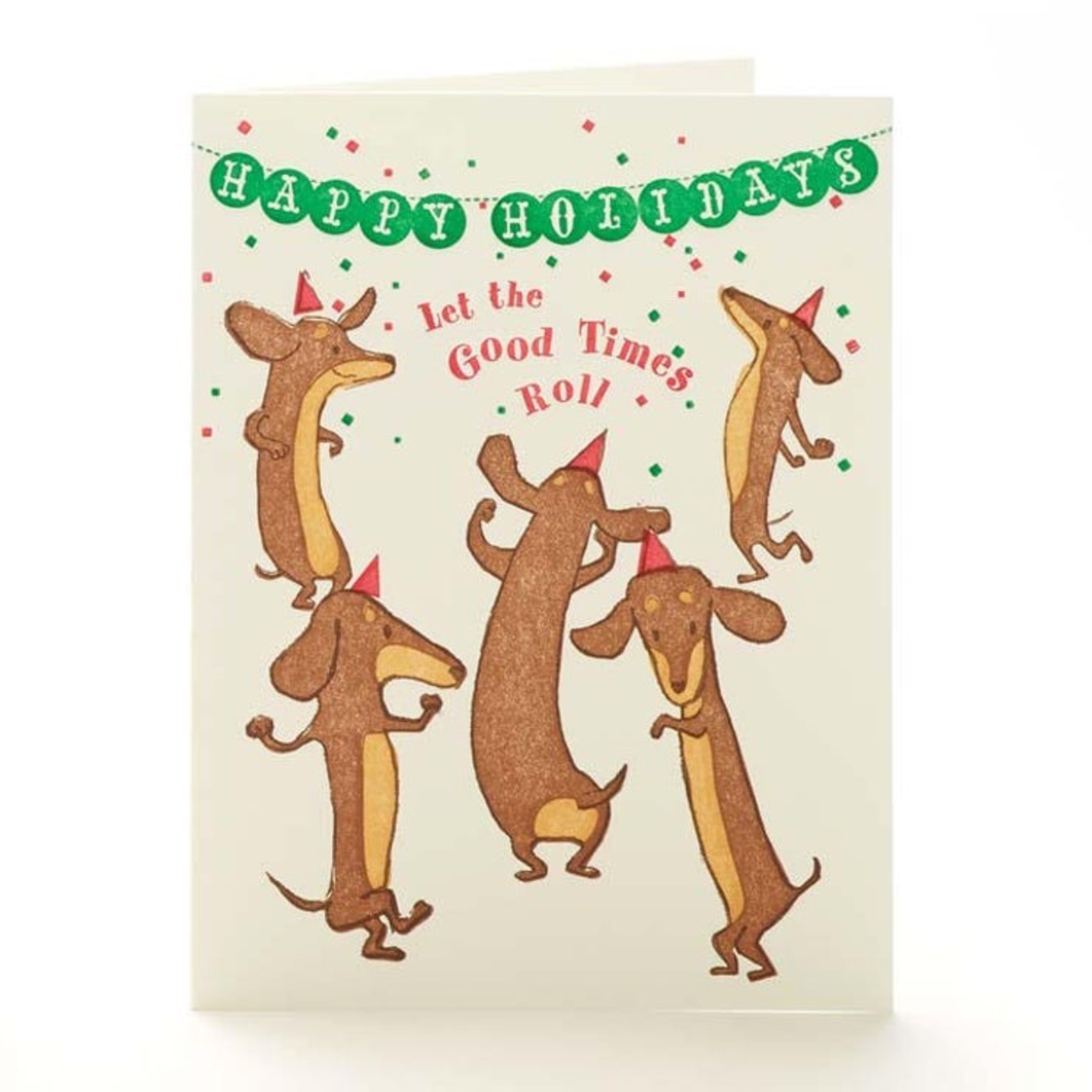 Greeting Cards - Christmas Dogs Holiday Party
