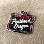 Enamel Pins Portland OR Stag Sign Pin