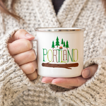 Enamelware Portland Camp Enamel Mug