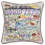Pillows - Embroidered GRAND TETON Pillow