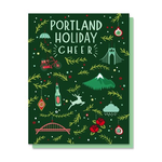 Greeting Cards - Christmas Portland Ornaments