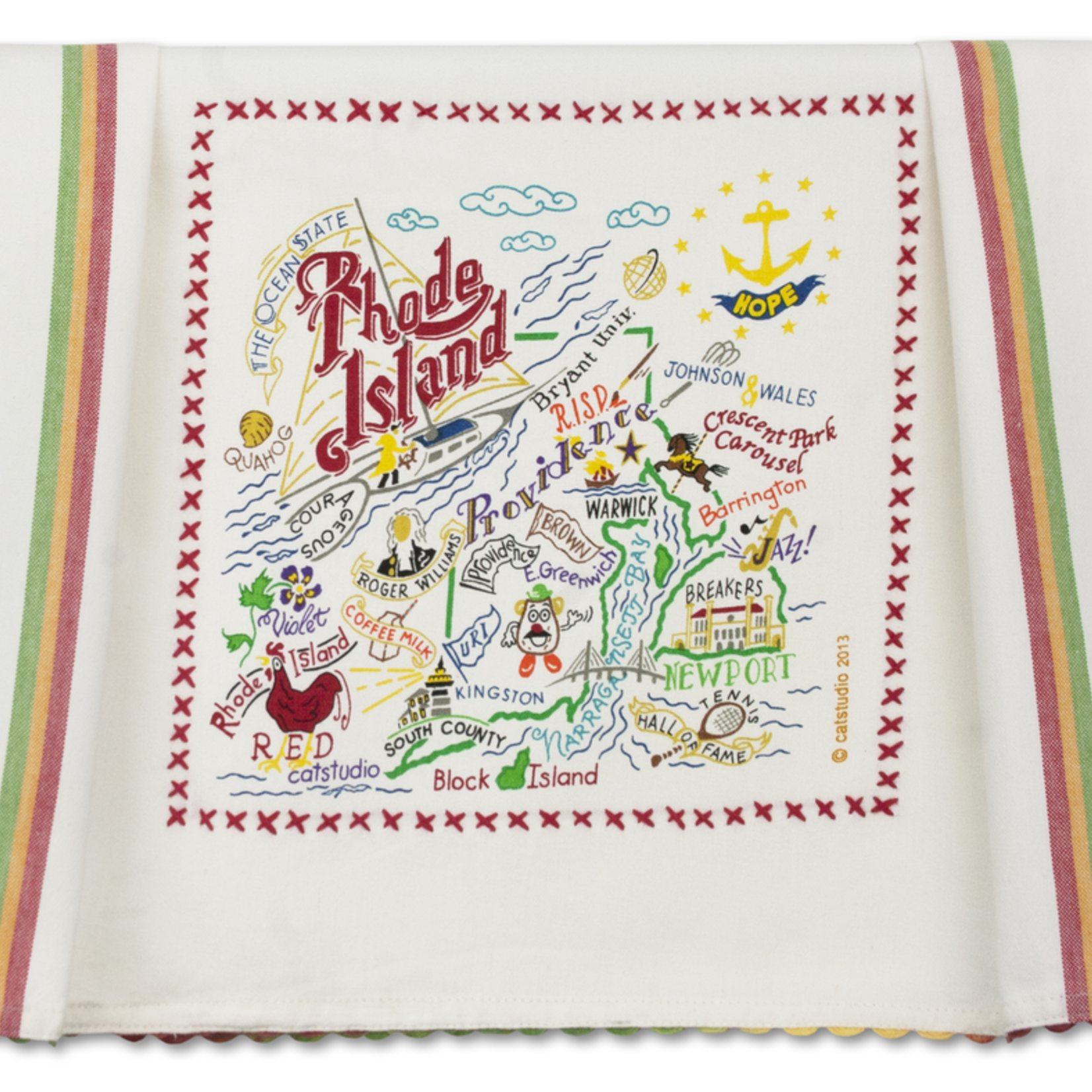 Dish Towels RHODE ISLAND Dish Towel