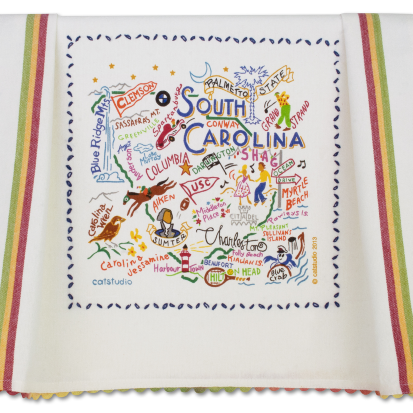 Dish Towels SOUTH CAROLINA Dish Towel