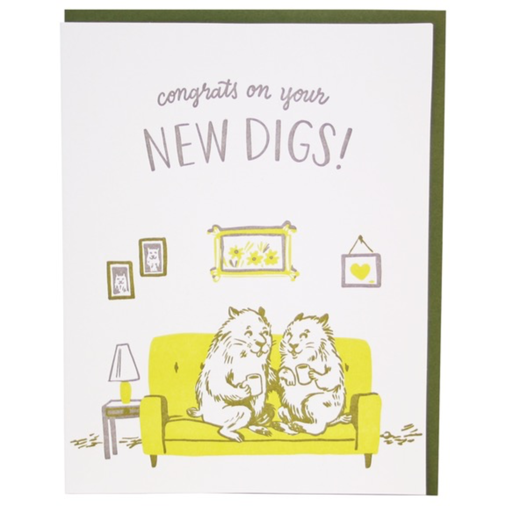 Greeting Cards - New Home Groundhogs New Home