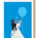 Greeting Cards - Birthday Frenchie Balloon Birthday