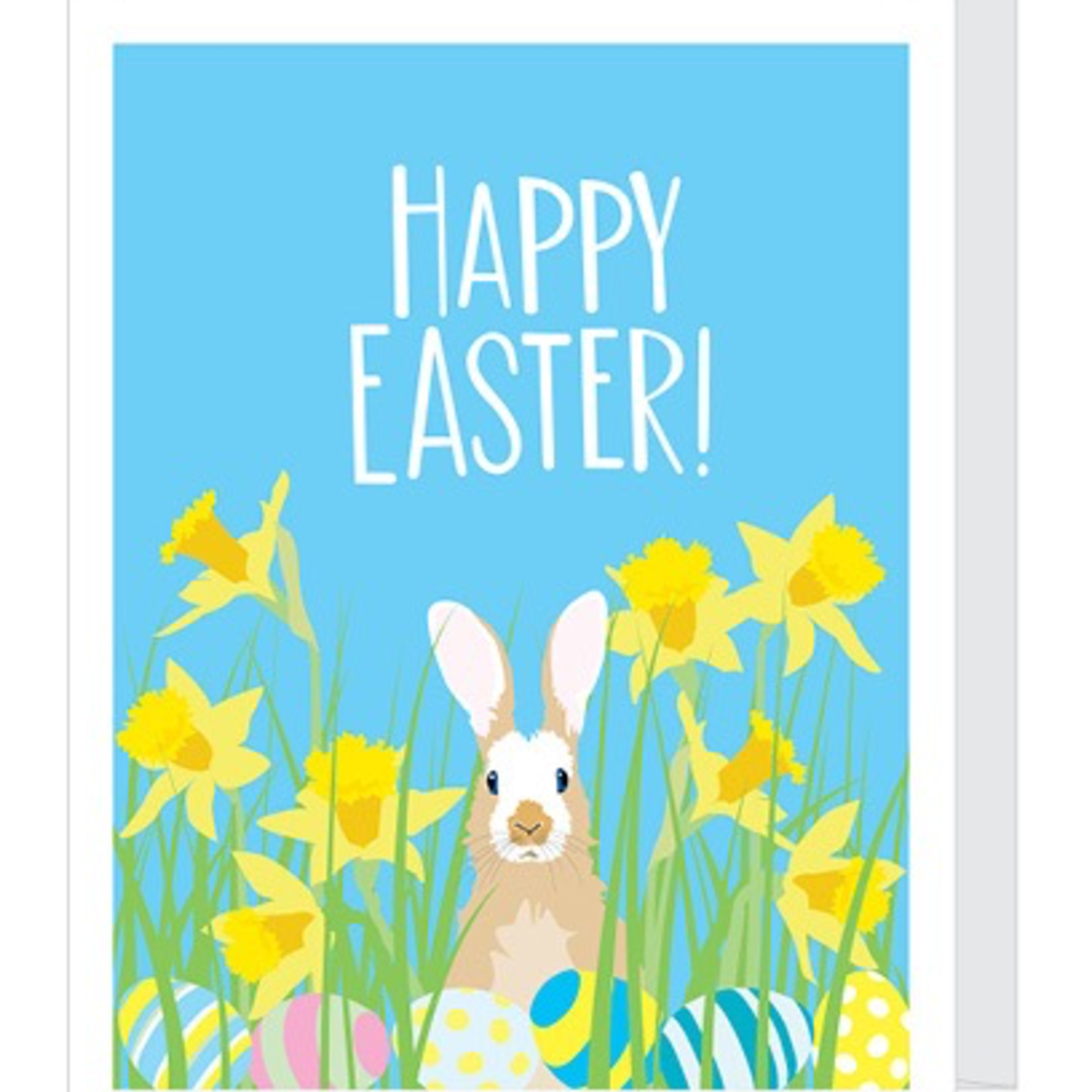 Greeting Cards - Easter Bunny & Eggs Easter