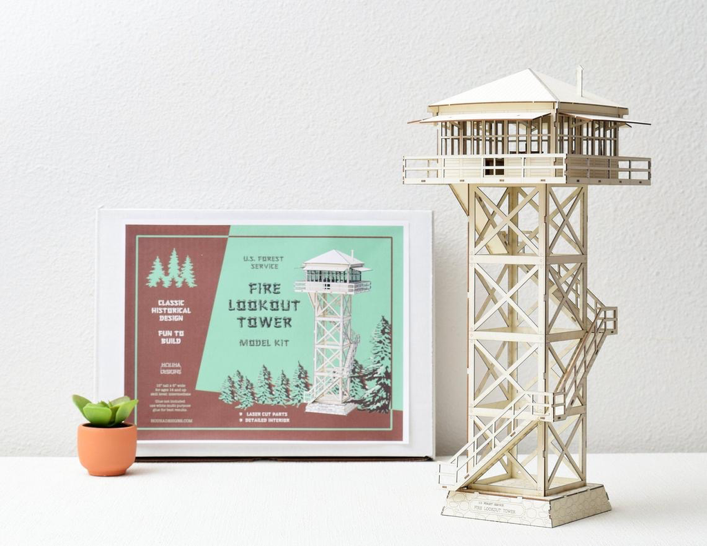 Fire Lookout Tower Model Kit Budd + Finn