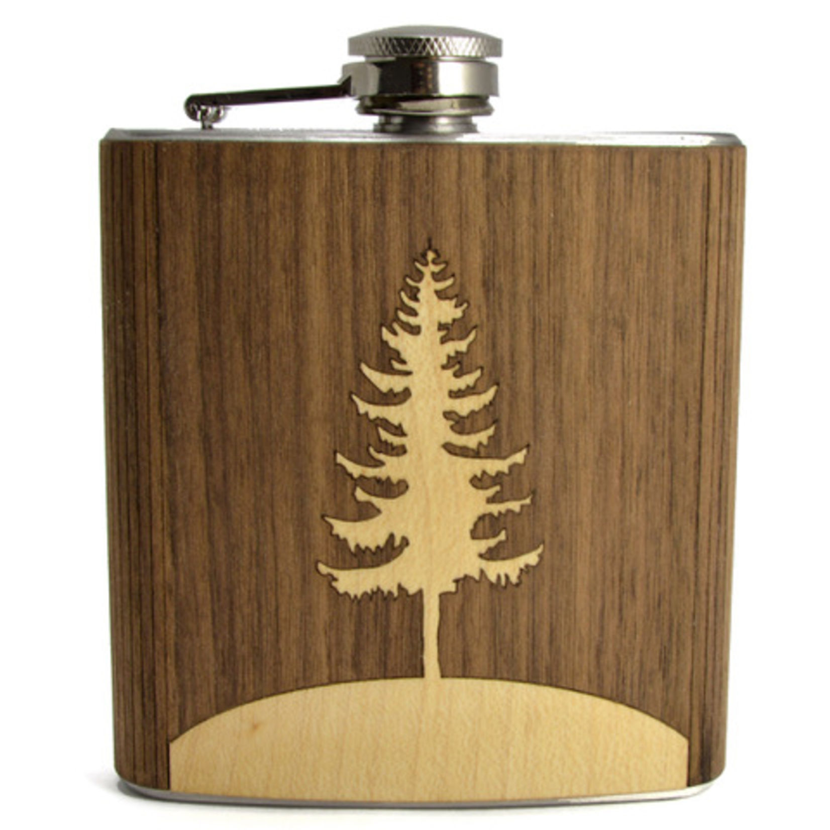 Flasks Tree Wood Flask FINAL SALE