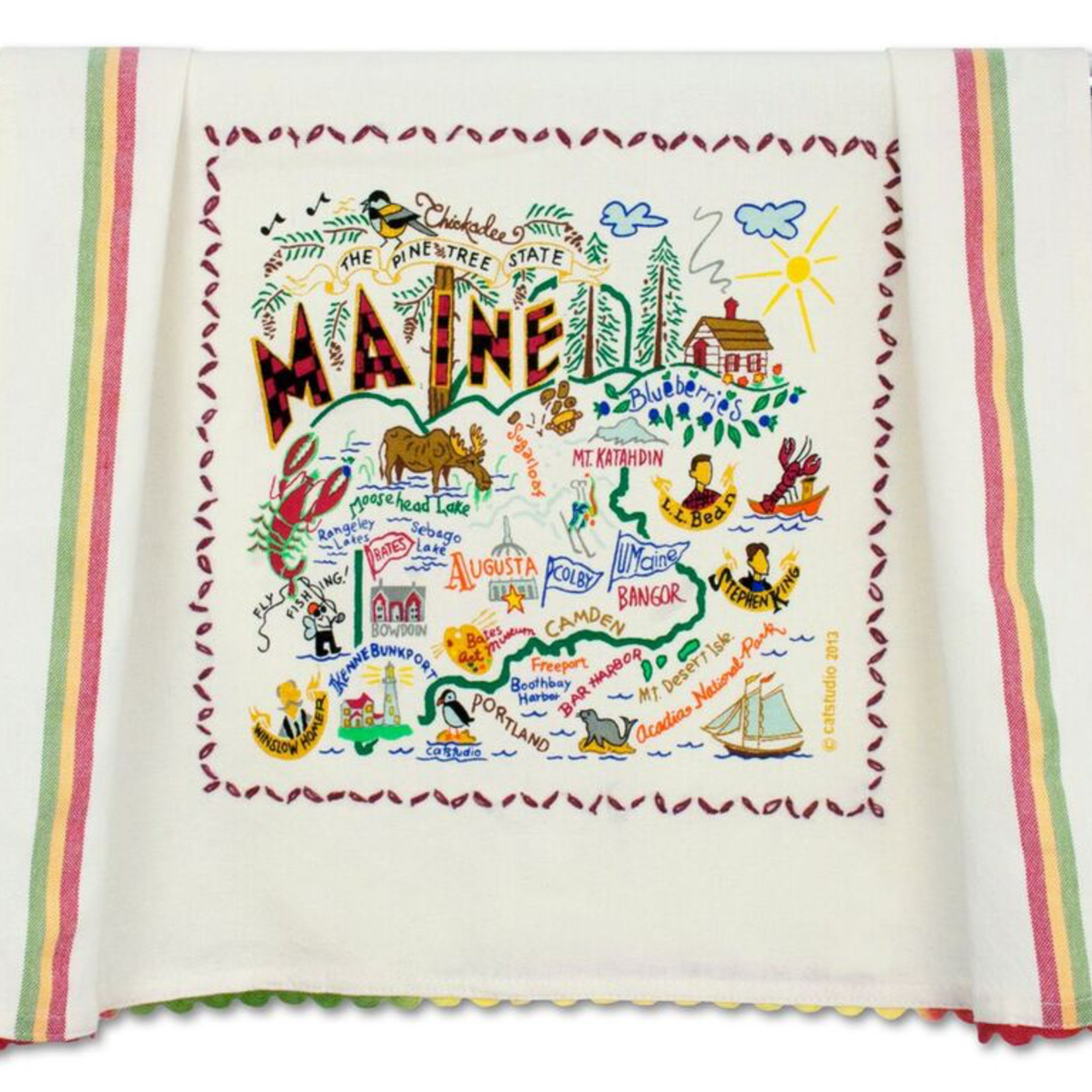 Dish Towels MAINE Dish Towel