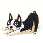 Enamel Pins Boston Terrier Enamel Pin