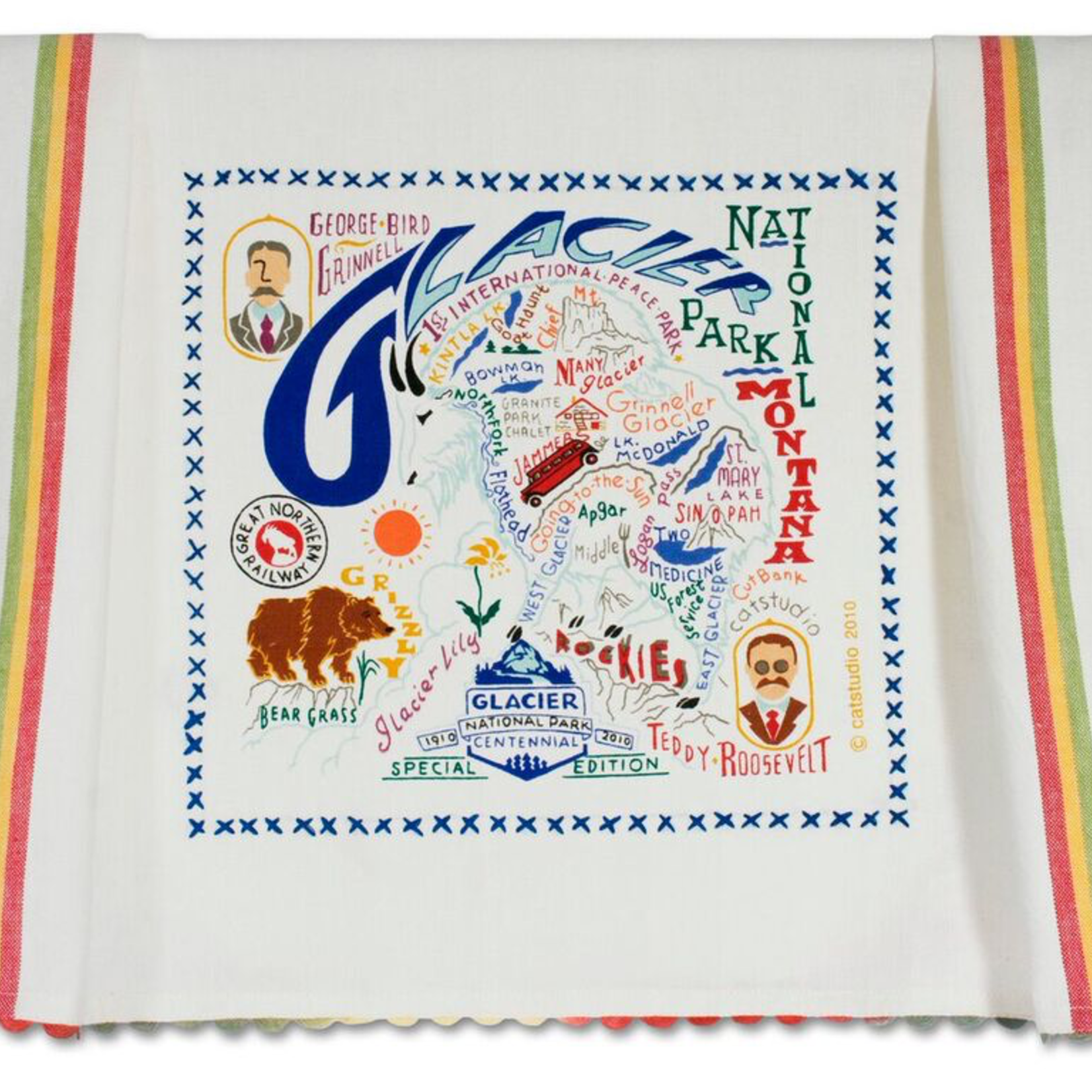 Dish Towels GLACIER PARK Dish Towel