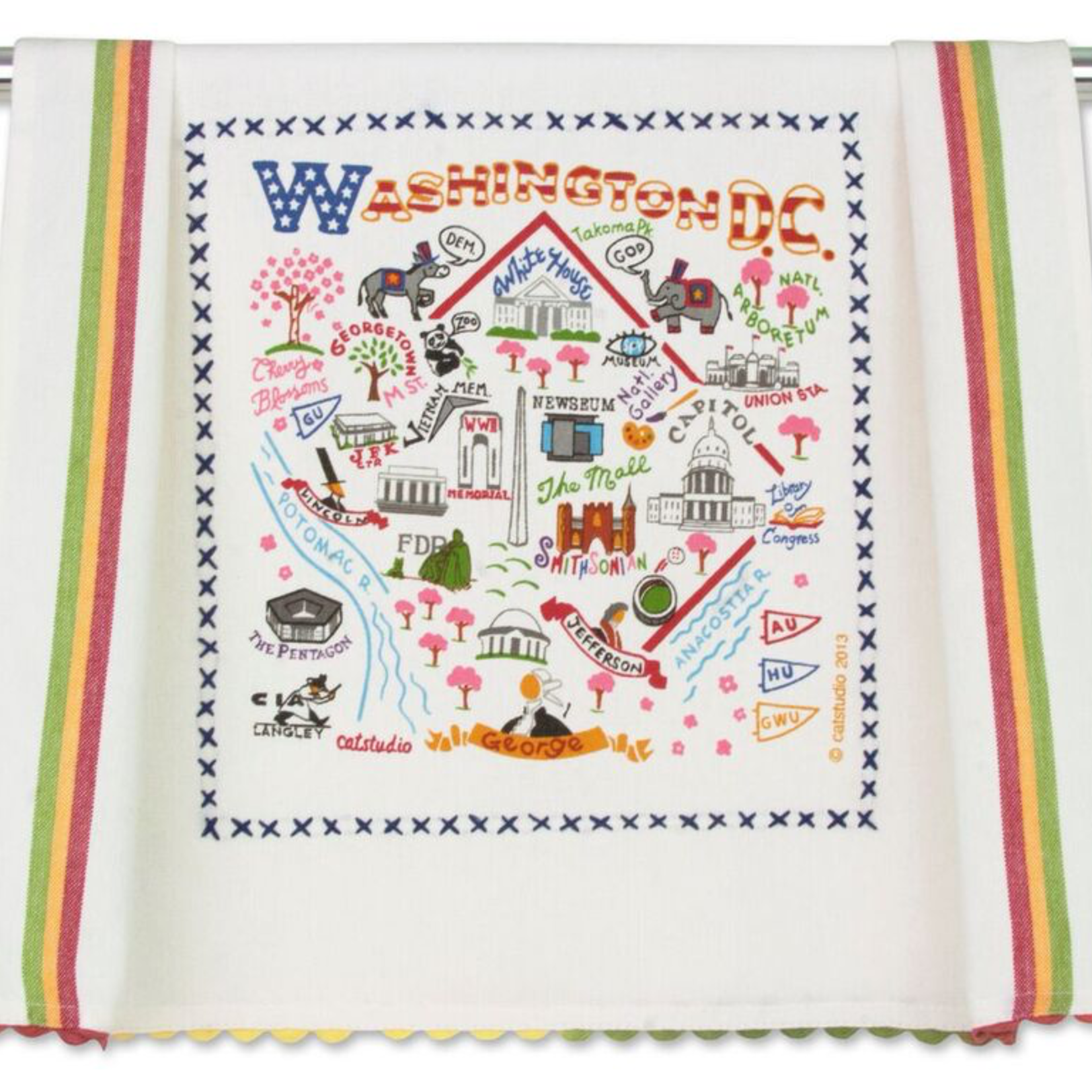 Dish Towels WASHINGTON DC Dish Towel