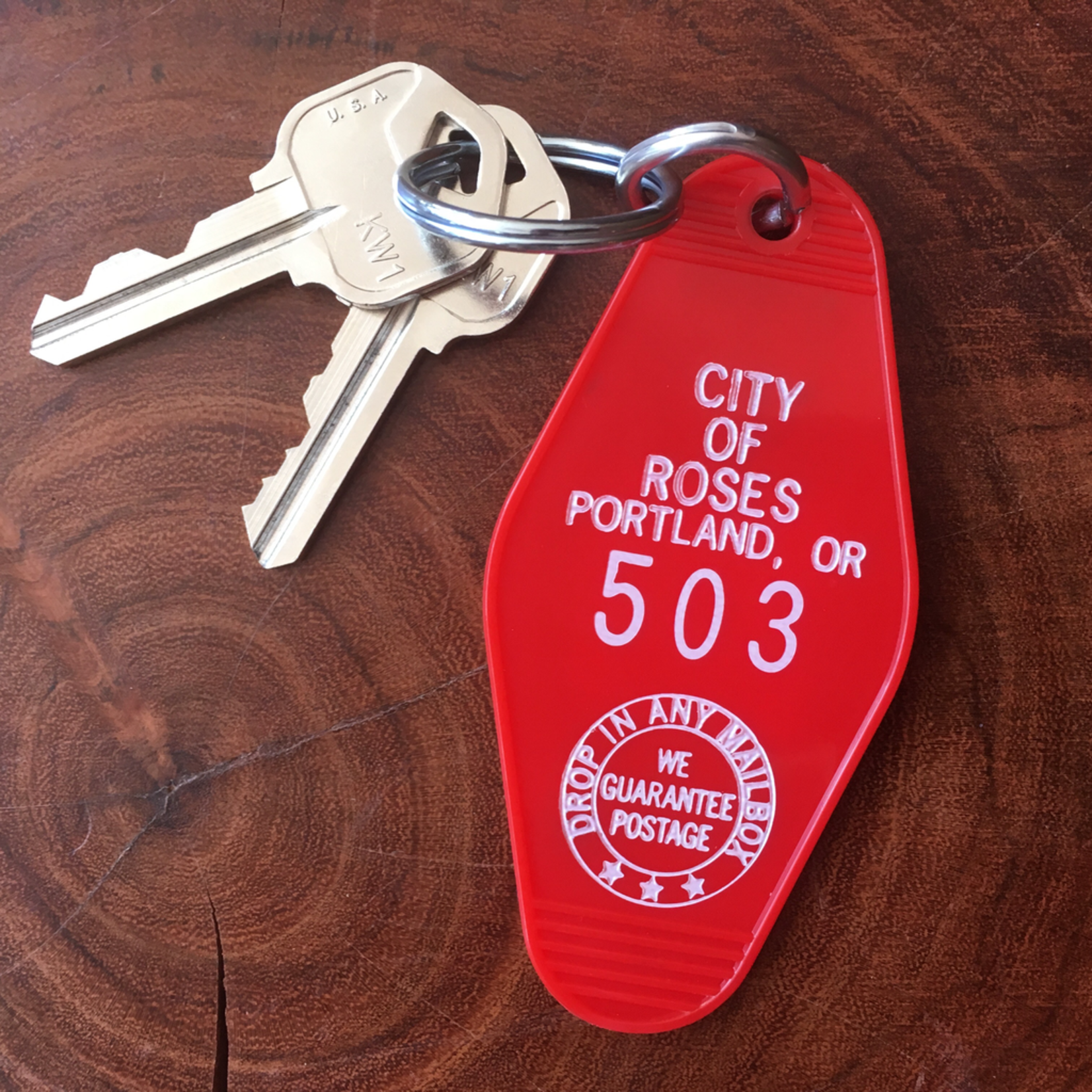 Keychains City of Roses Key Tag