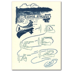 Greeting Cards - General Canoe Strokes