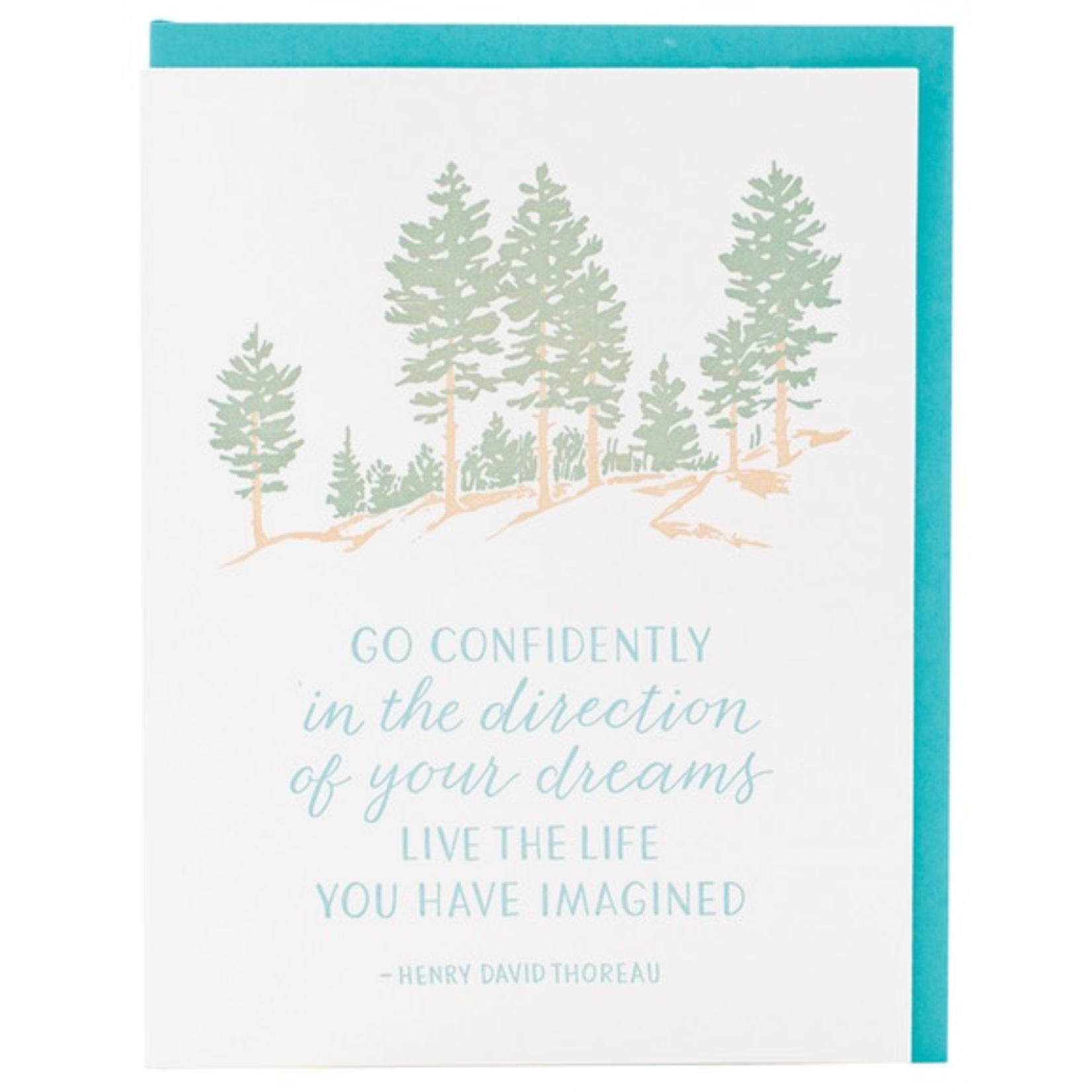 Greeting Cards - Graduation Thoreau Life Imagined