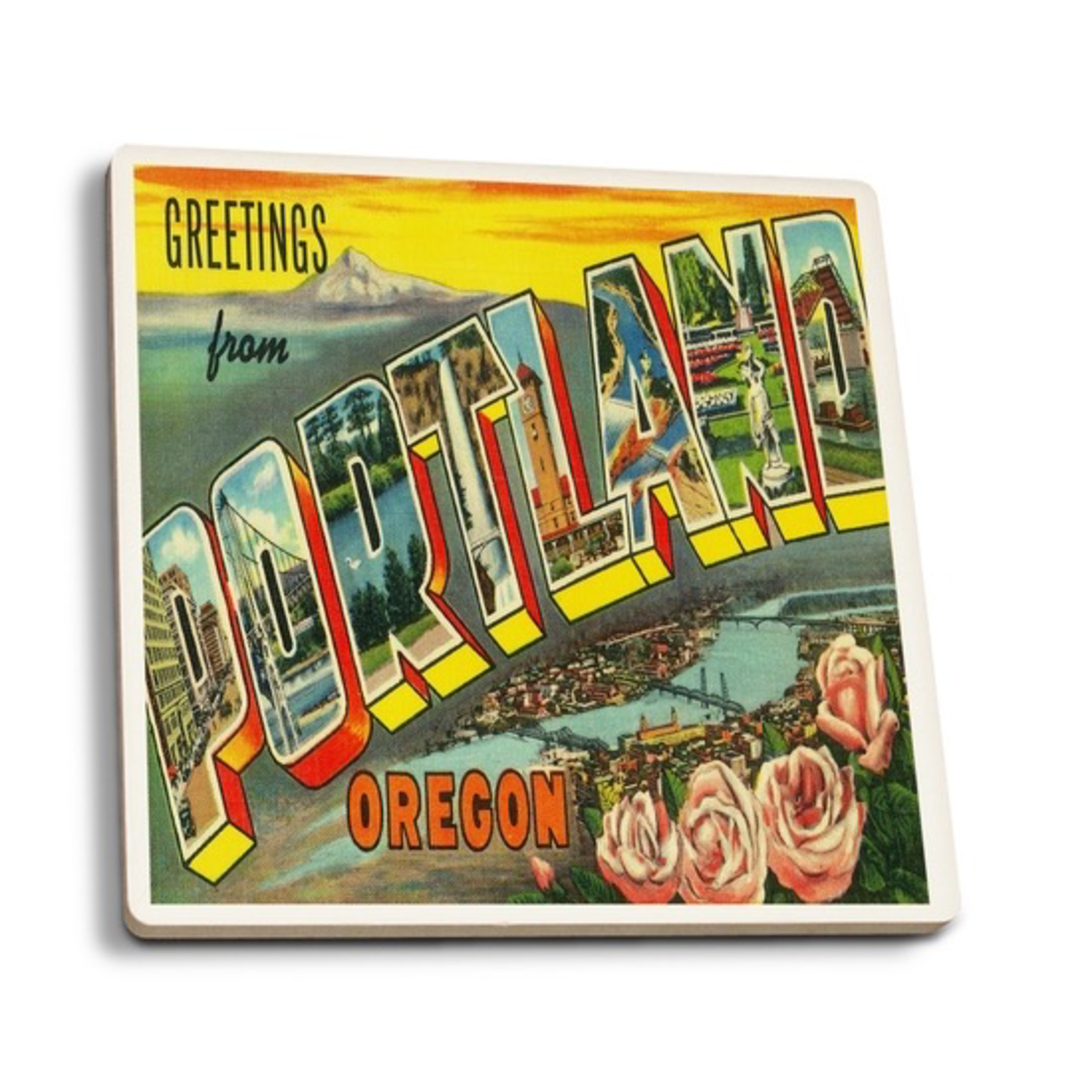 Coasters Greetings From Portland Coaster
