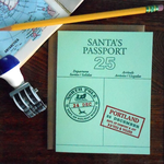 Greeting Cards - Local Santa's Portland Passport