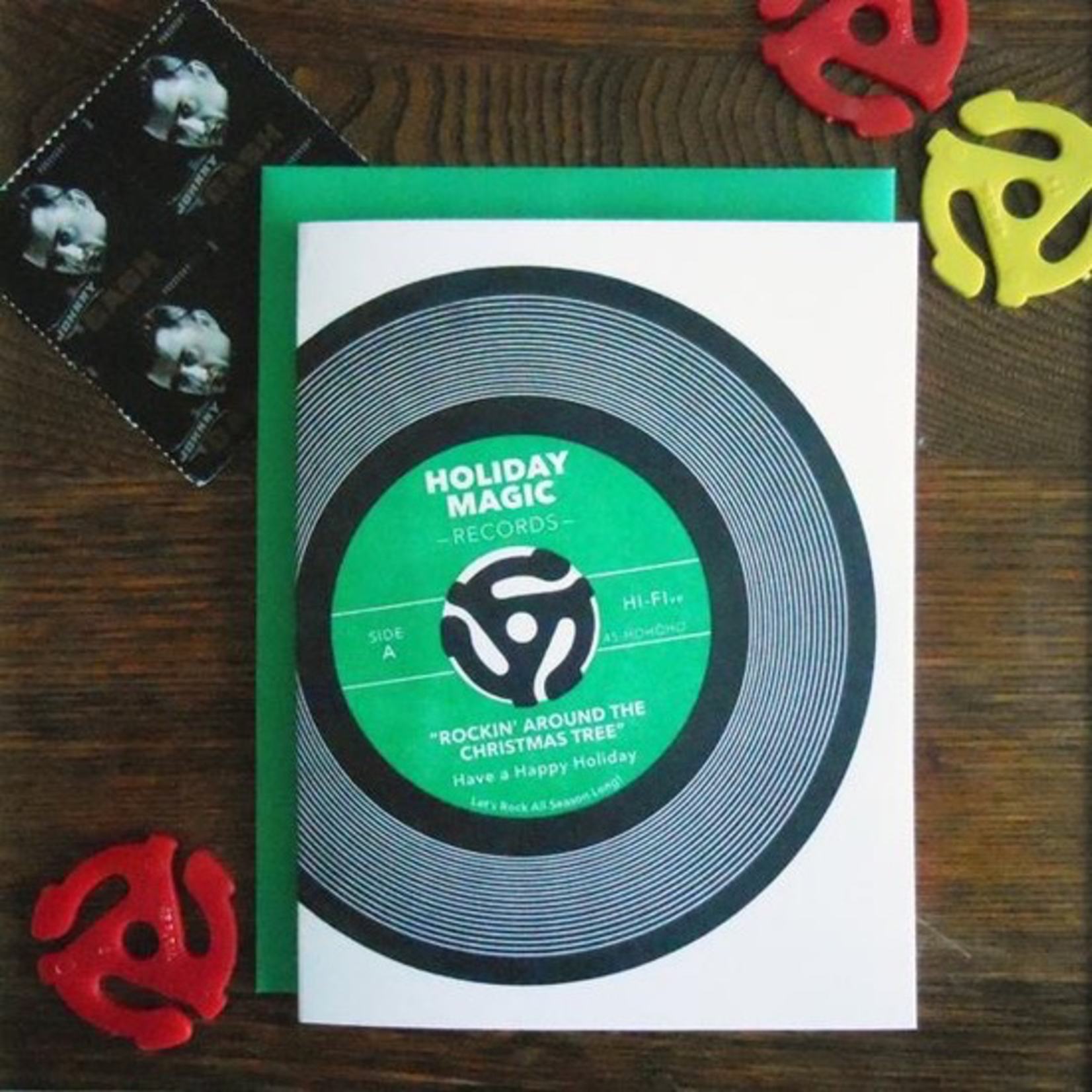 Greeting Cards - Christmas Holiday Magic Record