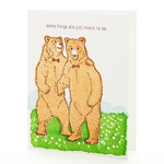 Greeting Cards - Love Bears Meant To Be Love