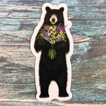 Stickers Flower Bear
