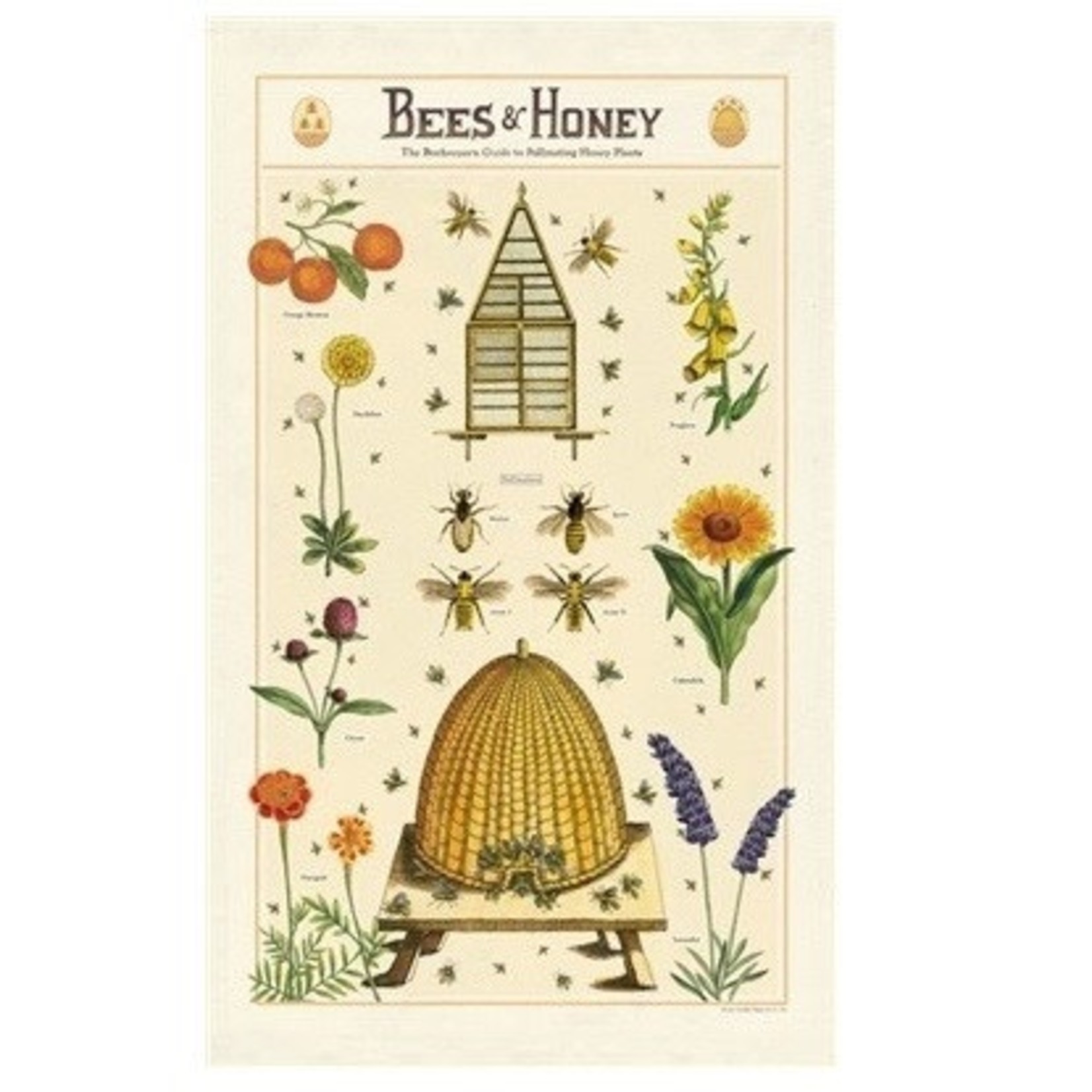 Tea Towels Bees & Honey Tea Towel