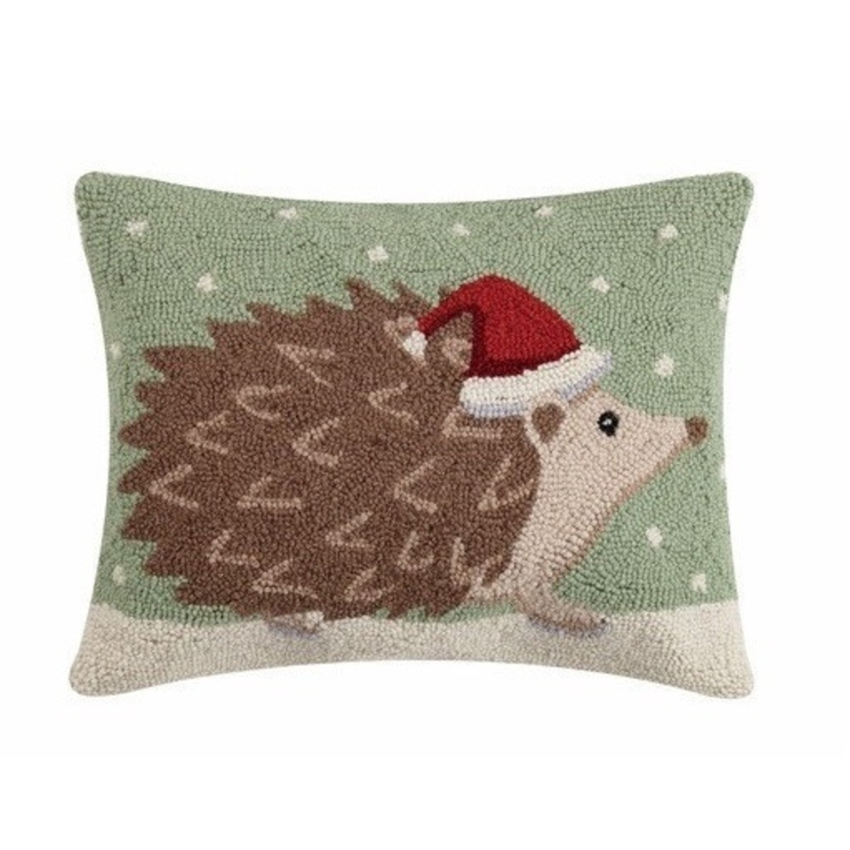 Pillows - Hooked Christmas Hedgehog Pillow