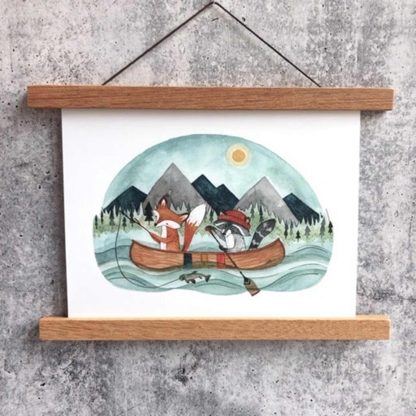 Prints Canoe Adventure 11x14
