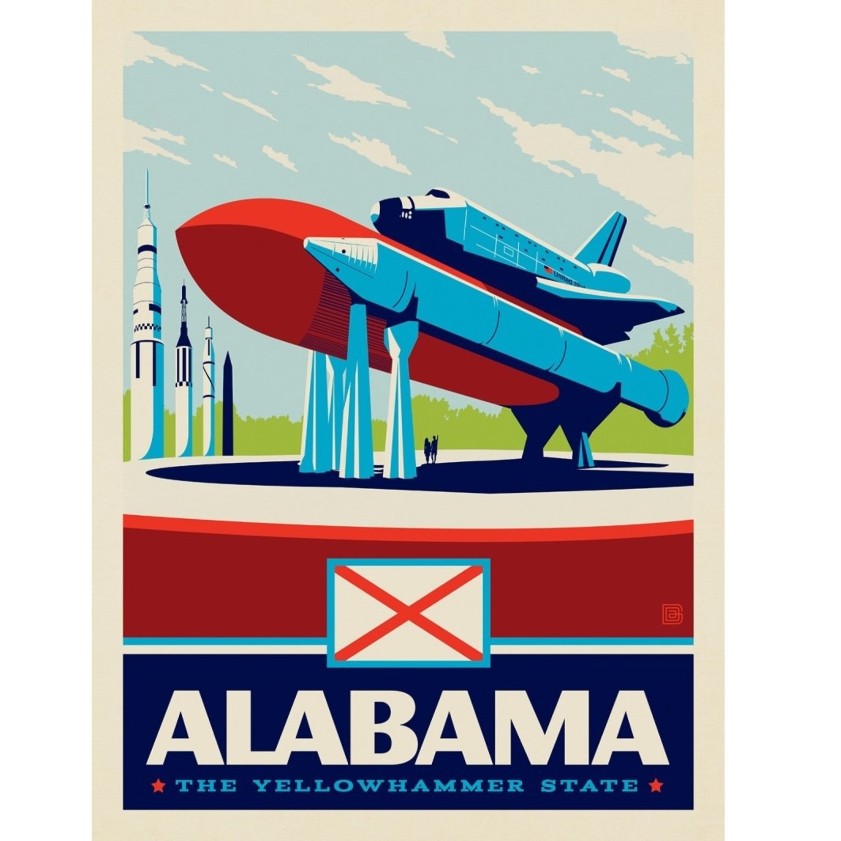Prints Alabama State Pride 11x14
