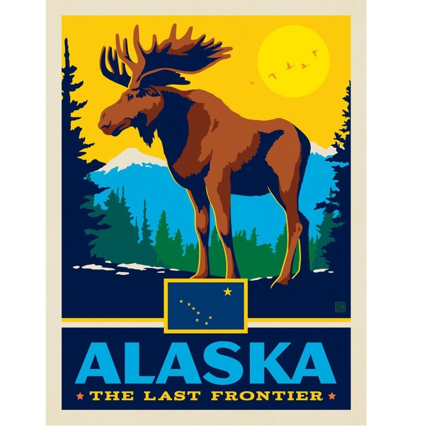 Posters Alaska State Pride 11x14