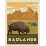 Prints Badlands Good Life 11x14