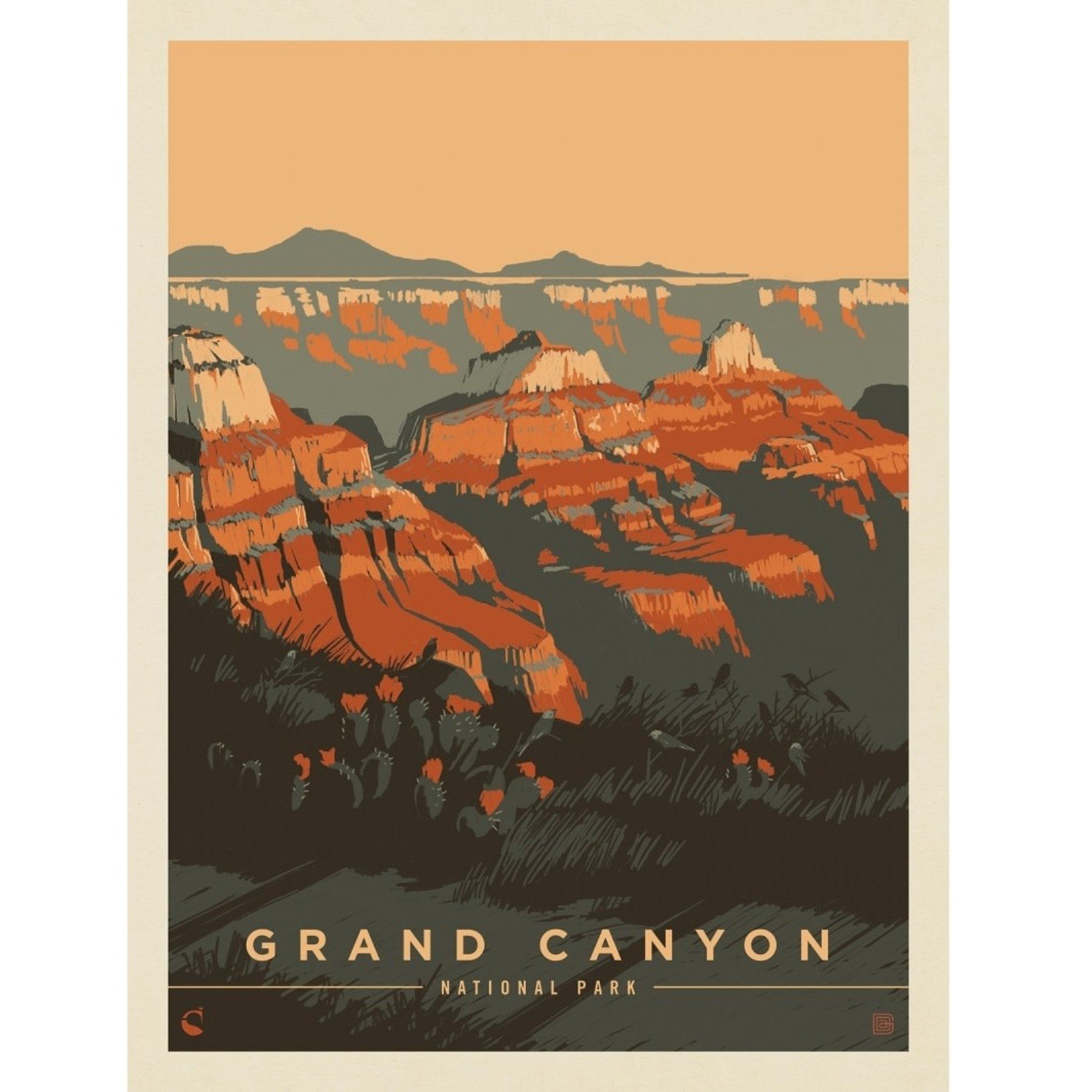 Posters Grand Canyon National Park: Sunrise 11x14